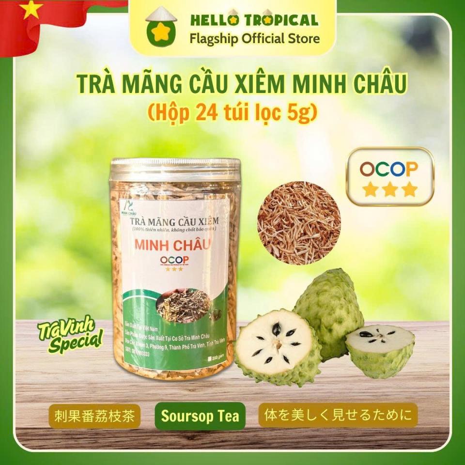 Trà Mãng Cầu Xiêm Minh Châu ( hủ 250g ) -duoc-ban-tai-HELLO TROPICAL VIETNAM