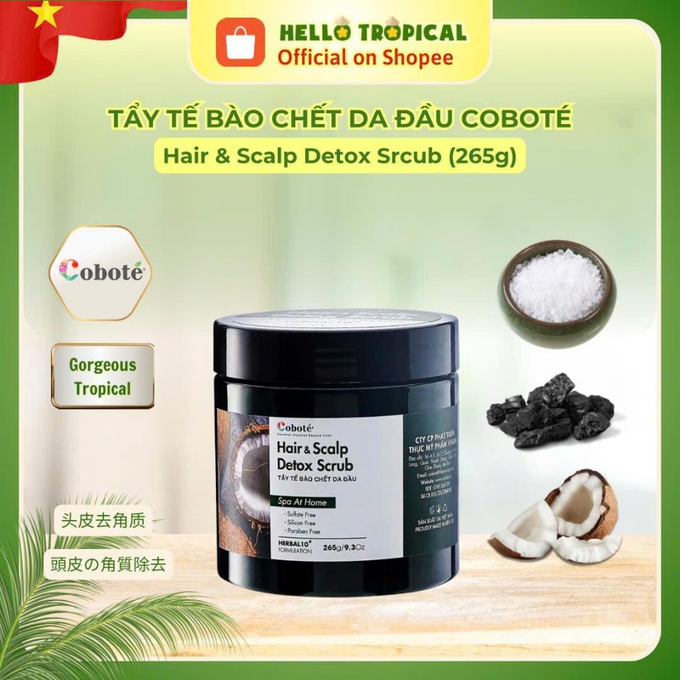 Tẩy tế bào chết da đầu Coboté ( hộp 265g)-duoc-ban-tai-HELLO TROPICAL VIETNAM
