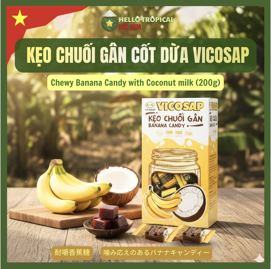 Kẹo chuối gân cốt dừa VICOSAP ( Hộp 100g )-duoc-ban-tai-HELLO TROPICAL VIETNAM