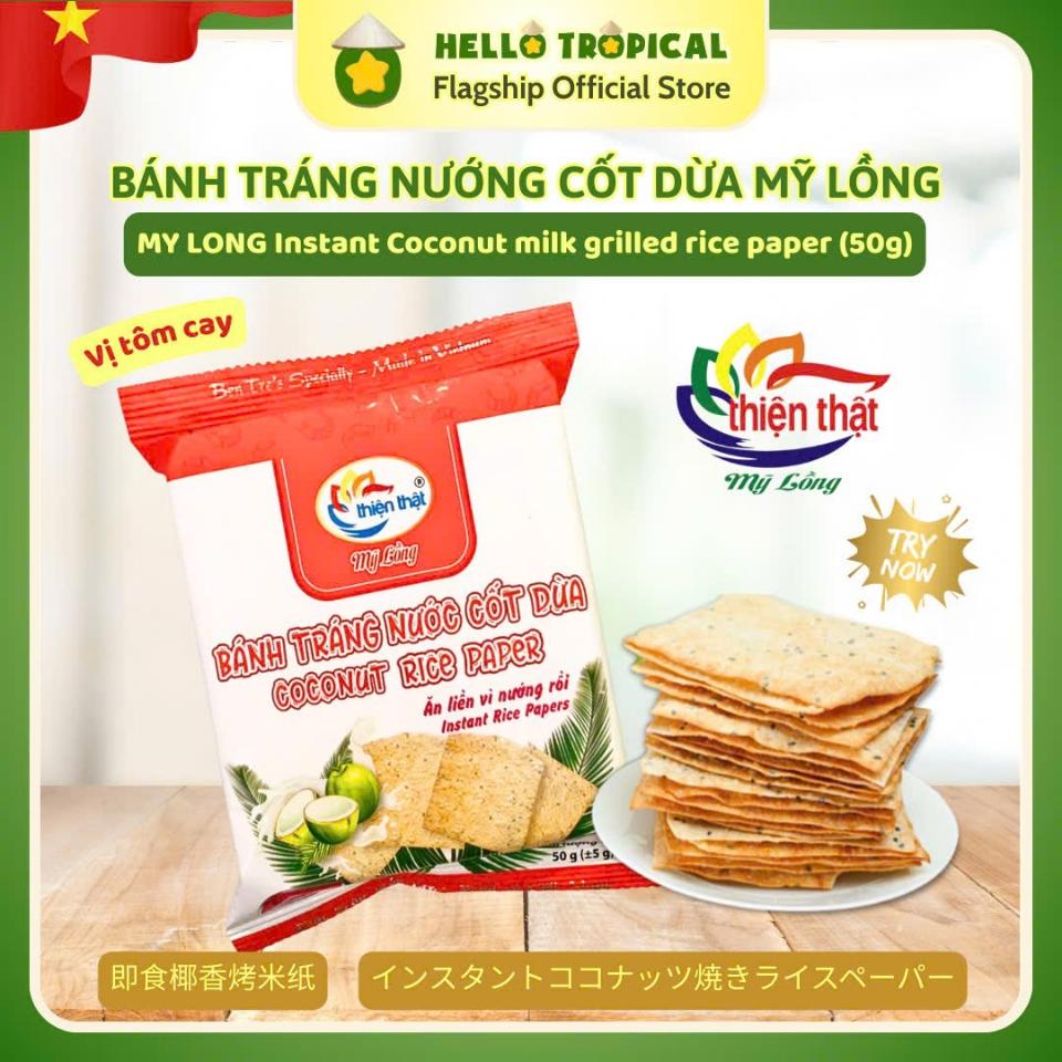 Bánh tráng nướng vị tôm cay Thiện Thuật gói 40g-duoc-ban-tai-HELLO TROPICAL VIETNAM