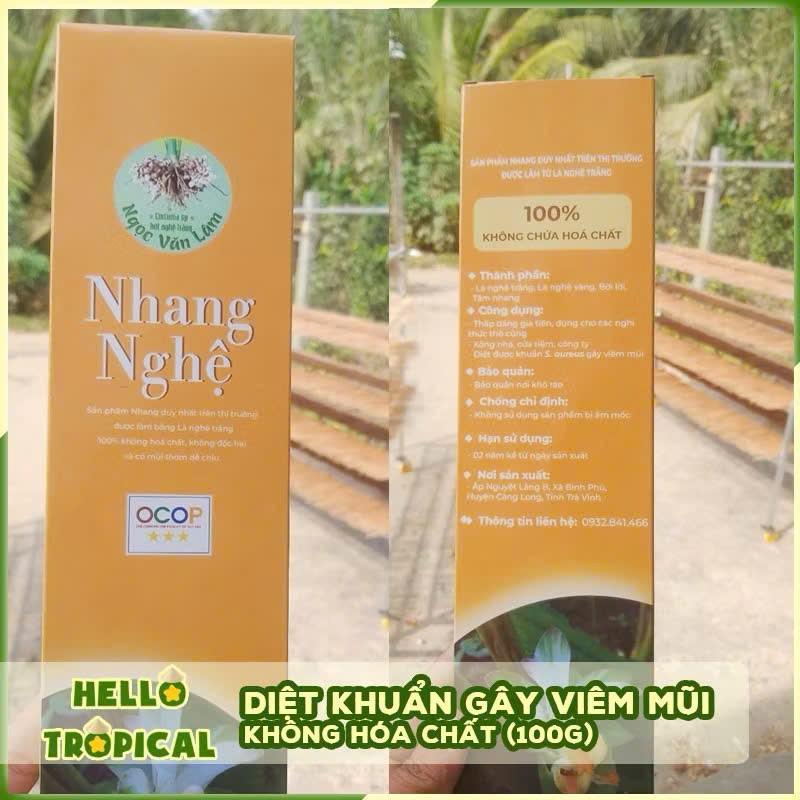 Nhan nghệ  sinh học diệt khuẩn tự nhiên không hương liệu NGỌC VĂN LÂM 85 cây 30cm ( hộp 100g )-duoc-ban-tai-HELLO TROPICAL VIETNAM