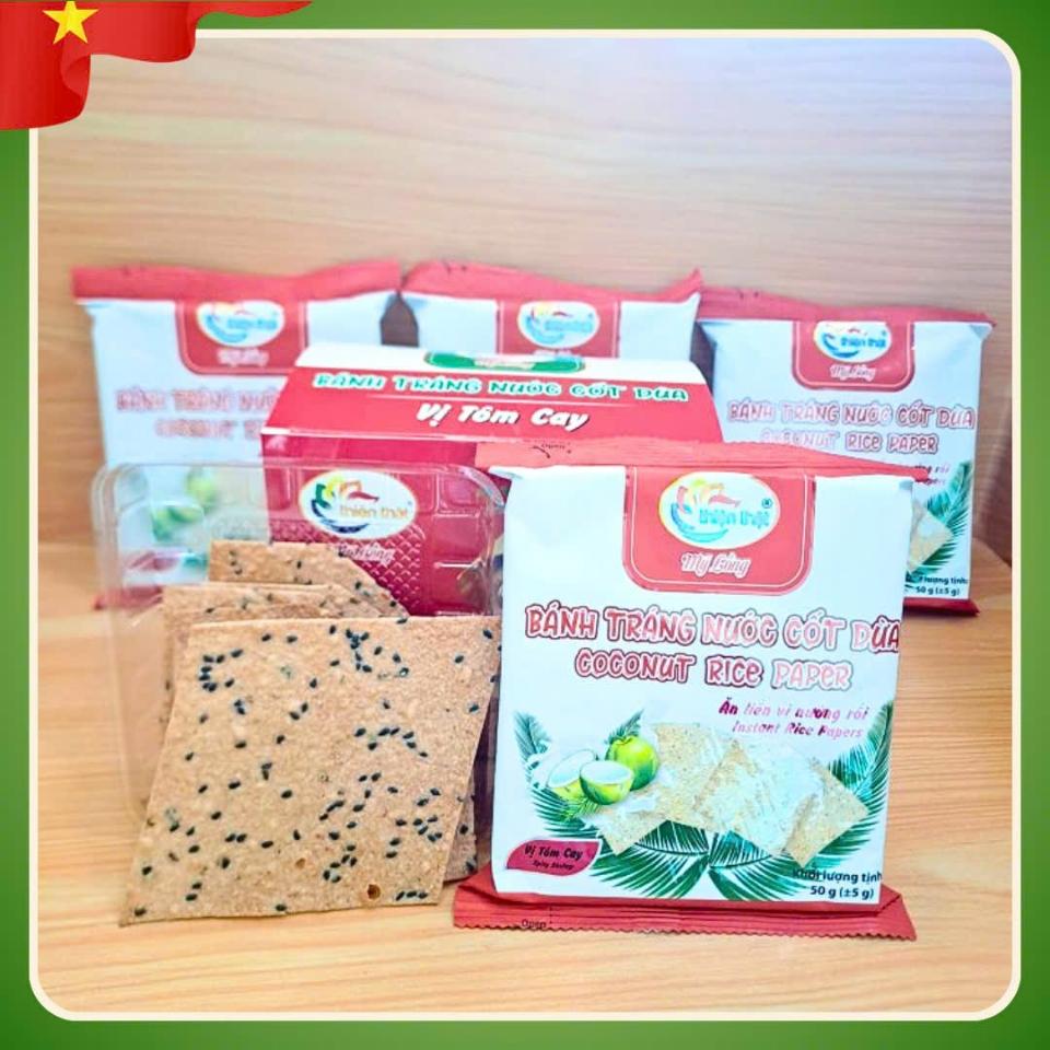 Bánh tráng nướng vị tôm cay Thiện Thuật gói 40g-duoc-ban-tai-HELLO TROPICAL VIETNAM