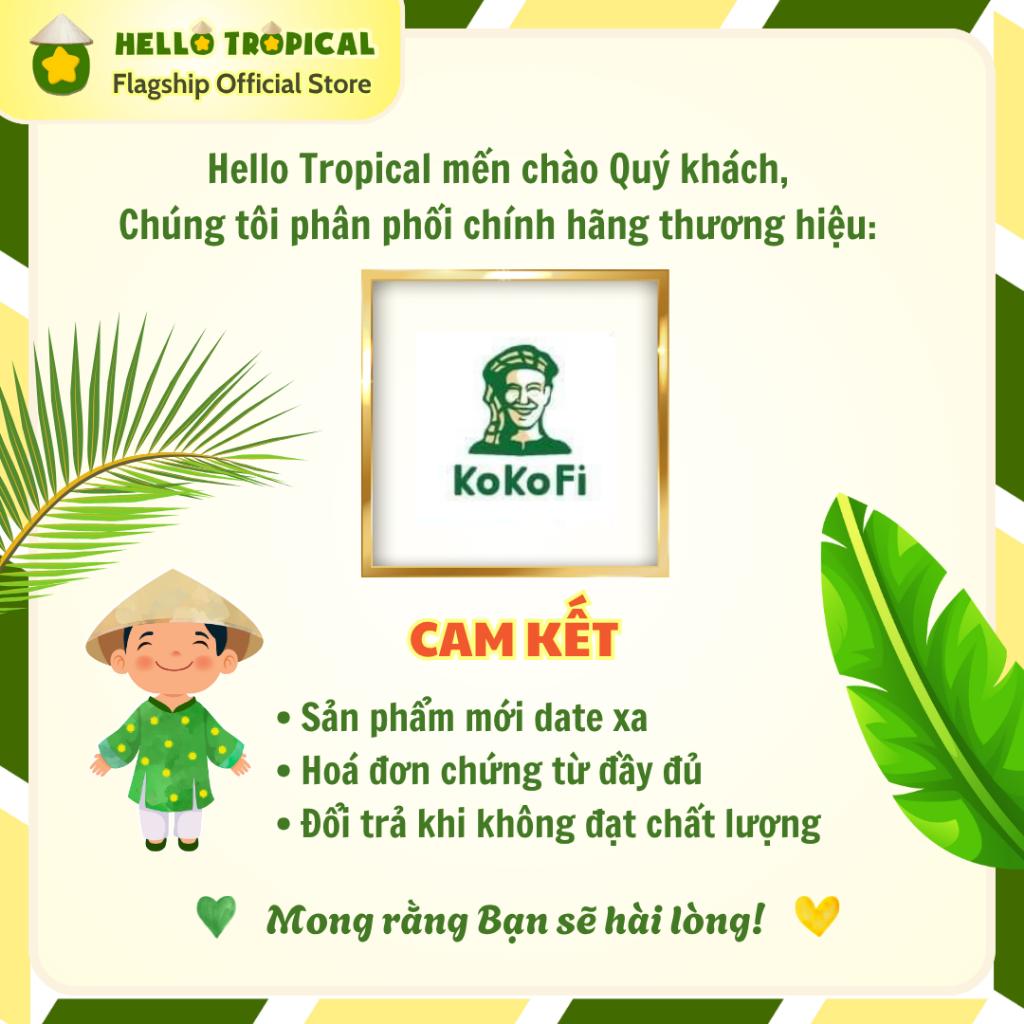 Dầu dừa ép lạnh tinh khiết dưỡng tóc dưỡng da có thể uống KOKOFI từ vùng dừa Trà Vinh (chai chiết tiết kiệm 500ml)-duoc-ban-tai-HELLO TROPICAL VIETNAM