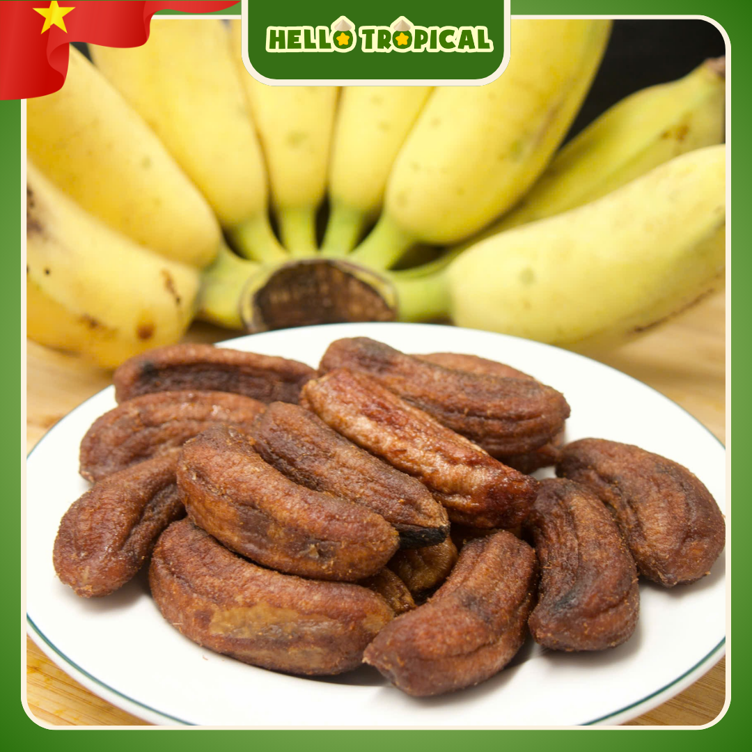 Chuối xiêm mộc sấy dẻo nguyên trái không đường HELLO TROPICAL (500g)-duoc-ban-tai-HELLO TROPICAL VIETNAM
