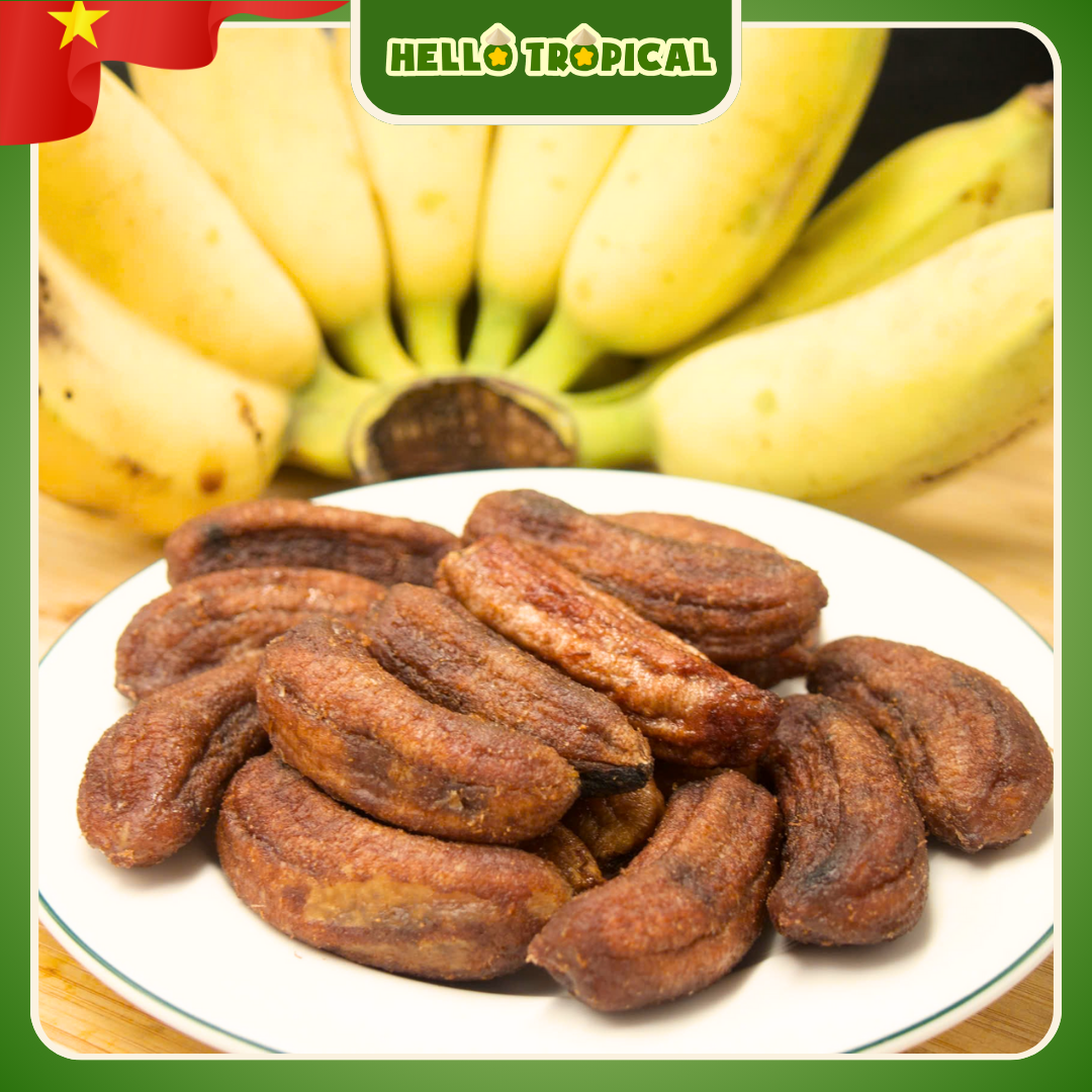 Chuối xiêm mộc sấy dẻo nguyên trái không đường HELLO TROPICAL (500g)-duoc-ban-tai-HELLO TROPICAL VIETNAM