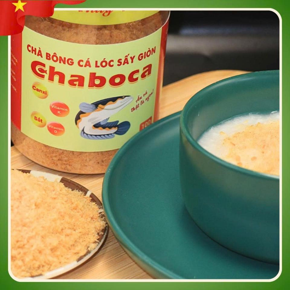 Chà bông cá lóc sấy giòn CHABOCA (100g)-duoc-ban-tai-HELLO TROPICAL VIETNAM