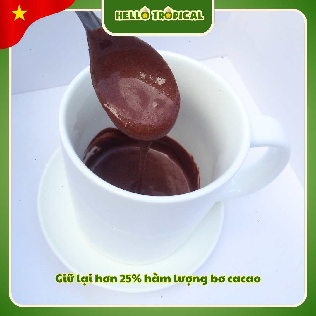Bột Cacao nguyên chất siêu hoà tan MeKong pha chế làm bánh Trà Vinh gói 100g-duoc-ban-tai-HELLO TROPICAL VIETNAM