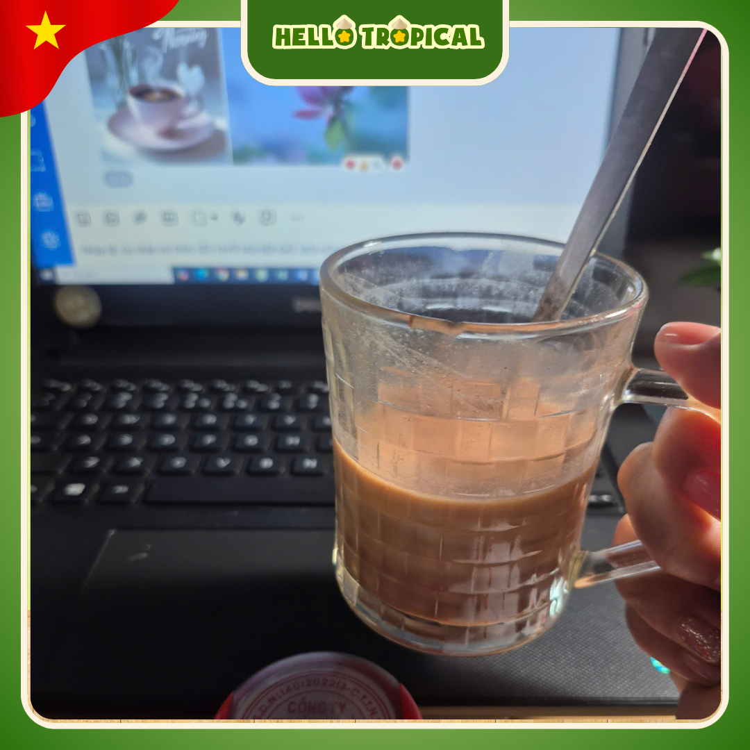 Bột cacao nguyên chất siêu hoà tan MEKONG pha chế làm bánh Trà Vinh (Gói dùng thử 200g)-duoc-ban-tai-HELLO TROPICAL VIETNAM