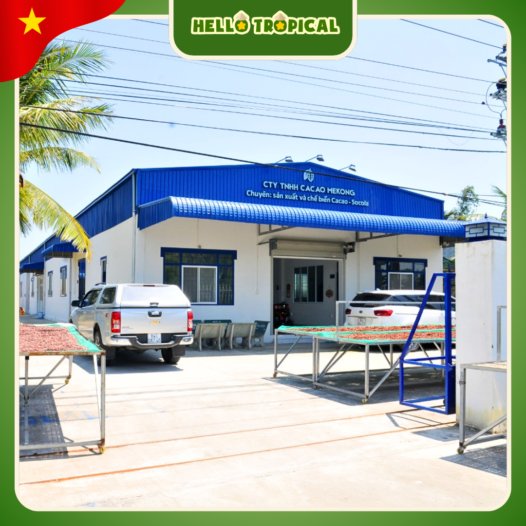 Bột cacao nguyên chất siêu hòa tan pha chế làm bánh CACAOMEKONG Trà Vinh (Gói tiết kiệm 400g)-duoc-ban-tai-HELLO TROPICAL VIETNAM