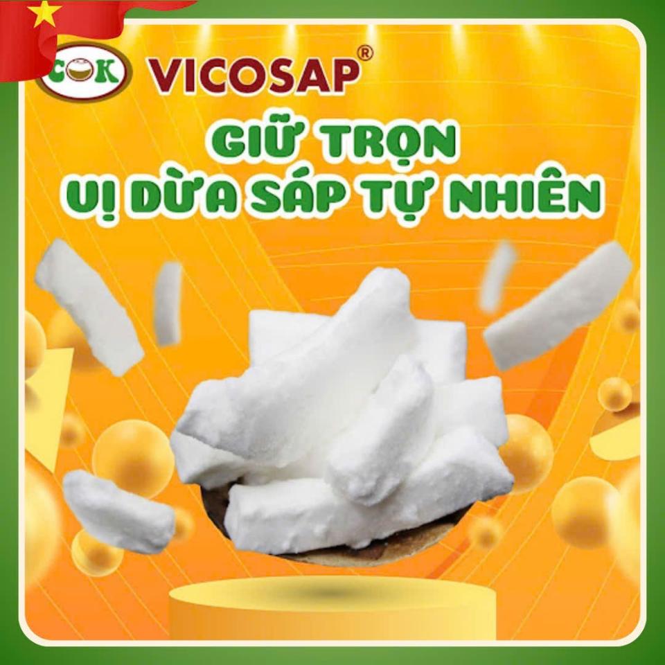 Dừa sáp sấy khô giòn tan VICOSAP 25g-duoc-ban-tai-HELLO TROPICAL VIETNAM