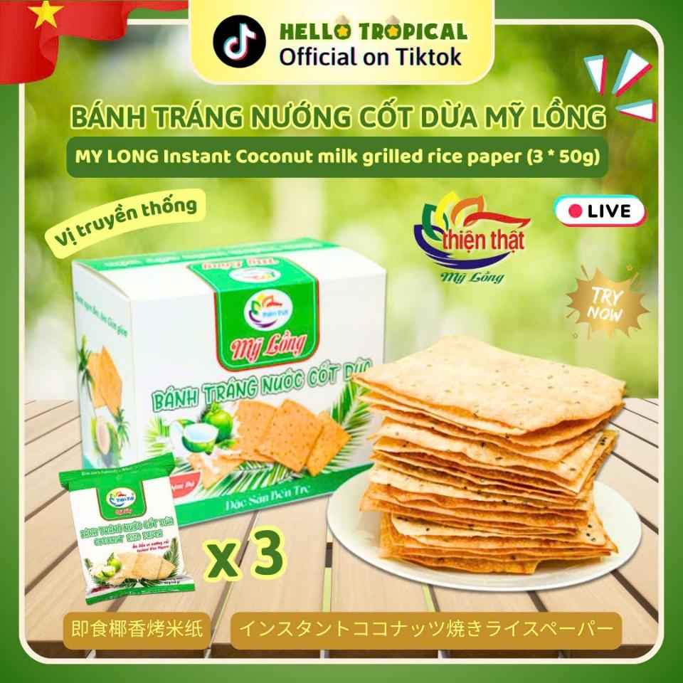 Bánh tráng nướng vị truyền thống Thiện Thuật gói 50g-duoc-ban-tai-HELLO TROPICAL VIETNAM
