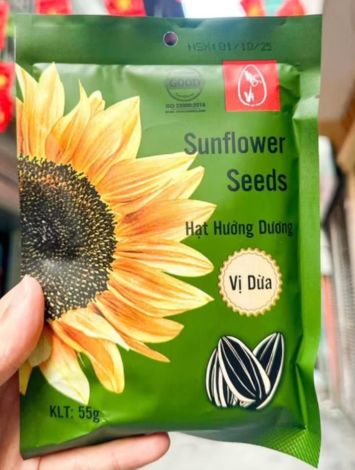 Bịch 30 gói hướng dương vị dừa 55g-duoc-ban-tai-Scafe Hải Phòng