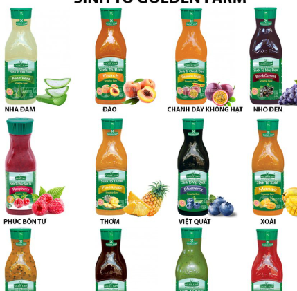 Sinh Tố Golden Farm-duoc-ban-tai-Scafe Hải Phòng