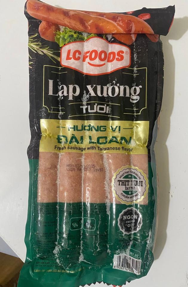 Lạp xưởng LC Food. Sỉ 75, lẻ 78.-duoc-ban-tai-Scafe Hải Phòng