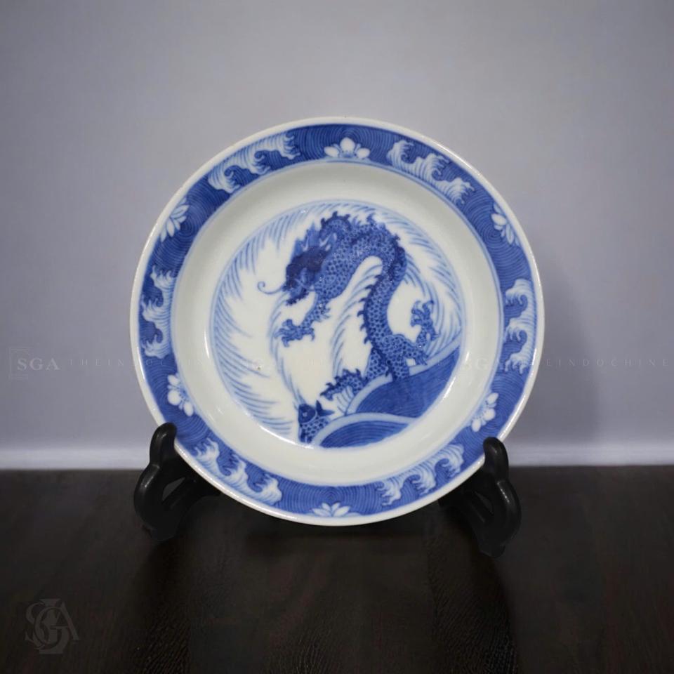 Đĩa rồng, hiệu đề Đại Minh Thành Hoá-duoc-ban-tai-SAIGON GALLERY ART