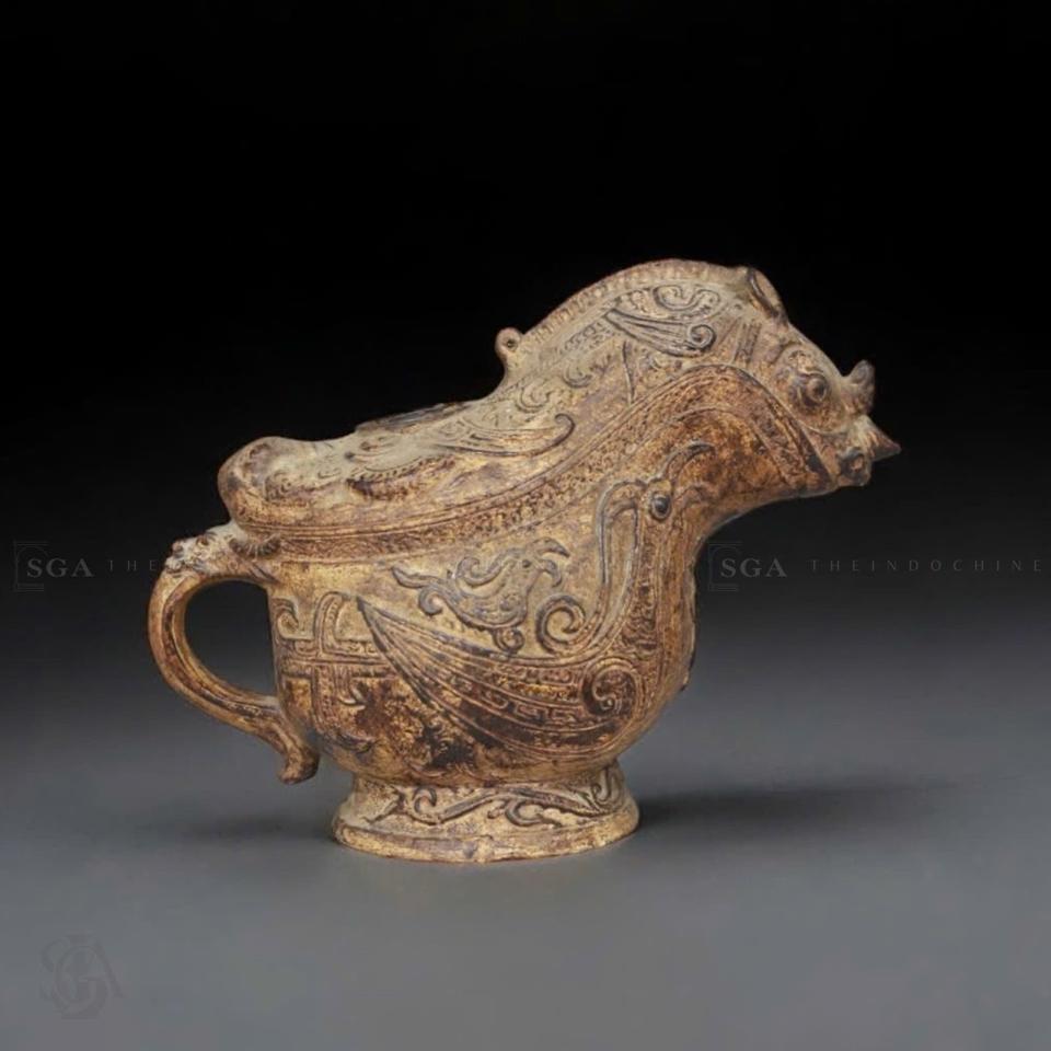 Ấm rượu dáng Thương Chu-duoc-ban-tai-SAIGON GALLERY ART