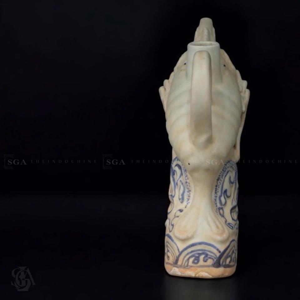 Ấm rượu tôm gốm nhà Lý-duoc-ban-tai-SAIGON GALLERY ART
