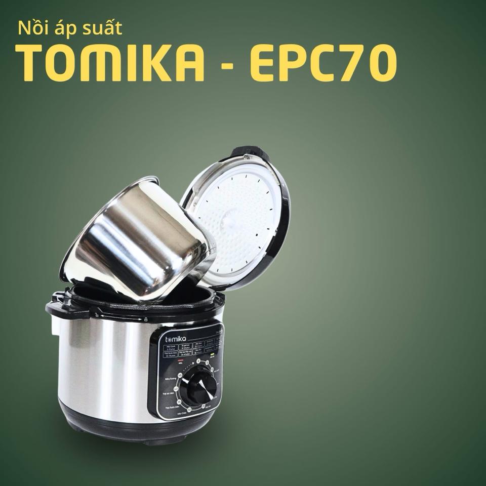 NỒI ÁP SUẤT TOMIKA-EPC70-duoc-ban-tai-BẾP ANH ĐỨC.VN