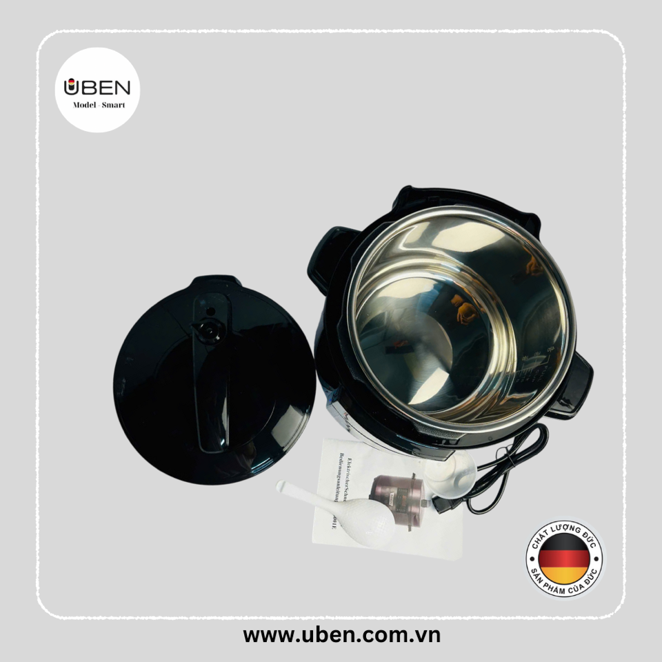 NỒI ÁP SUẤT ĐIỆN UBEN 6L UB 8001E-duoc-ban-tai-BẾP ANH ĐỨC.VN