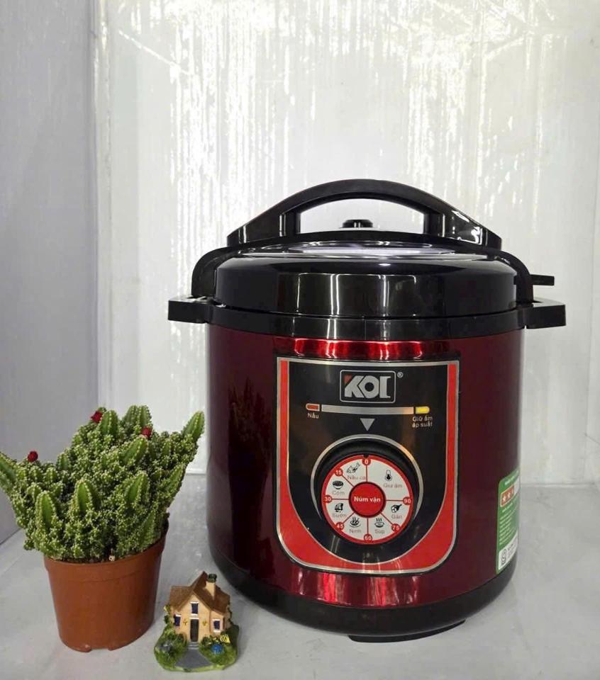 NỒI ÁP SUẤT ĐIỆN KOI KI 6002(inox)-duoc-ban-tai-BẾP ANH ĐỨC.VN