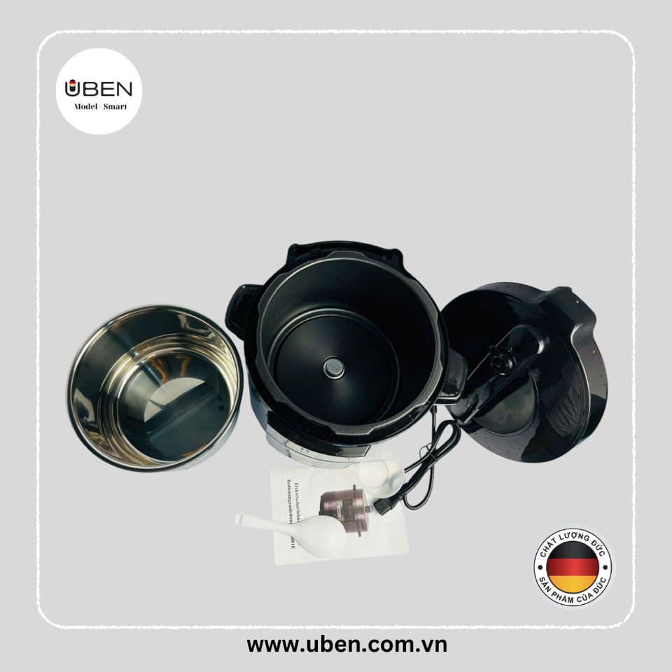 NỒI ÁP SUẤT ĐIỆN UBEN 6L UB 8001E-duoc-ban-tai-BẾP ANH ĐỨC.VN
