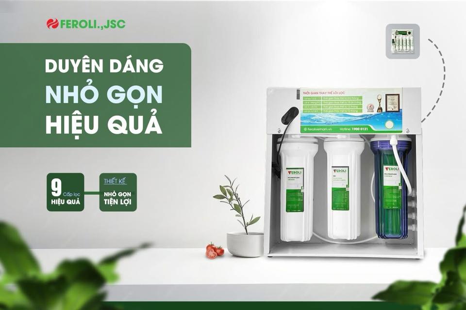 Máy lọc nước feroli để bàn:F09.1-duoc-ban-tai-BẾP ANH ĐỨC.VN