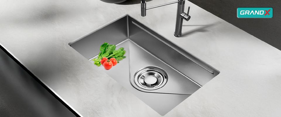 CHẬU RỬA BÁT GRANDX(GX7845JP HIKARI)tặng kèm chậu nhỏ -duoc-ban-tai-BẾP ANH ĐỨC.VN