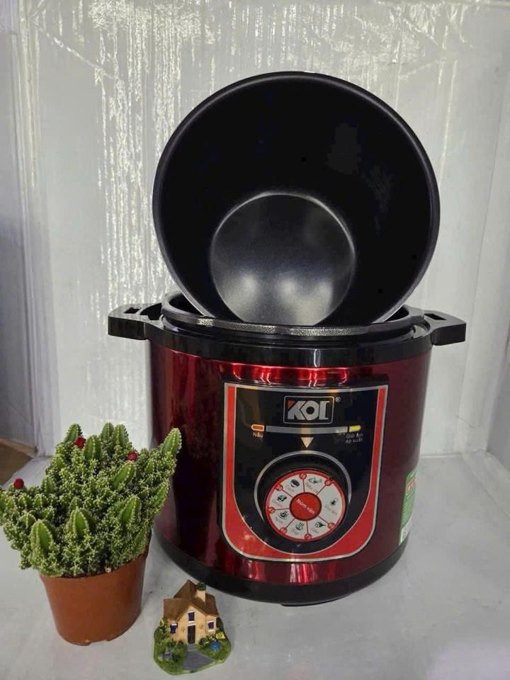 NỒI ÁP SUẤT ĐIỆN KOI KI 6002(inox)-duoc-ban-tai-BẾP ANH ĐỨC.VN