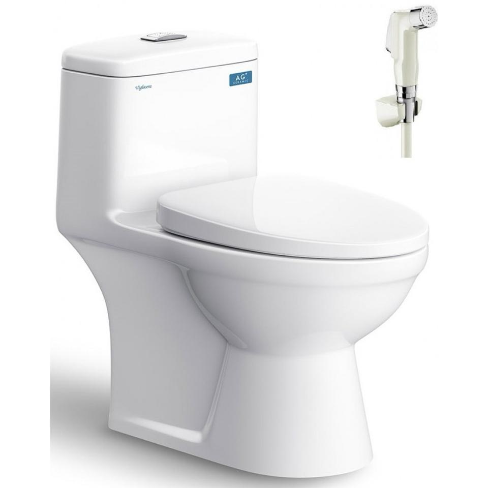 Bồn Cầu Viglacera BL5 Nắp Êm V37 + Vòi Xịt VG826-duoc-ban-tai-BẾP ANH ĐỨC.VN