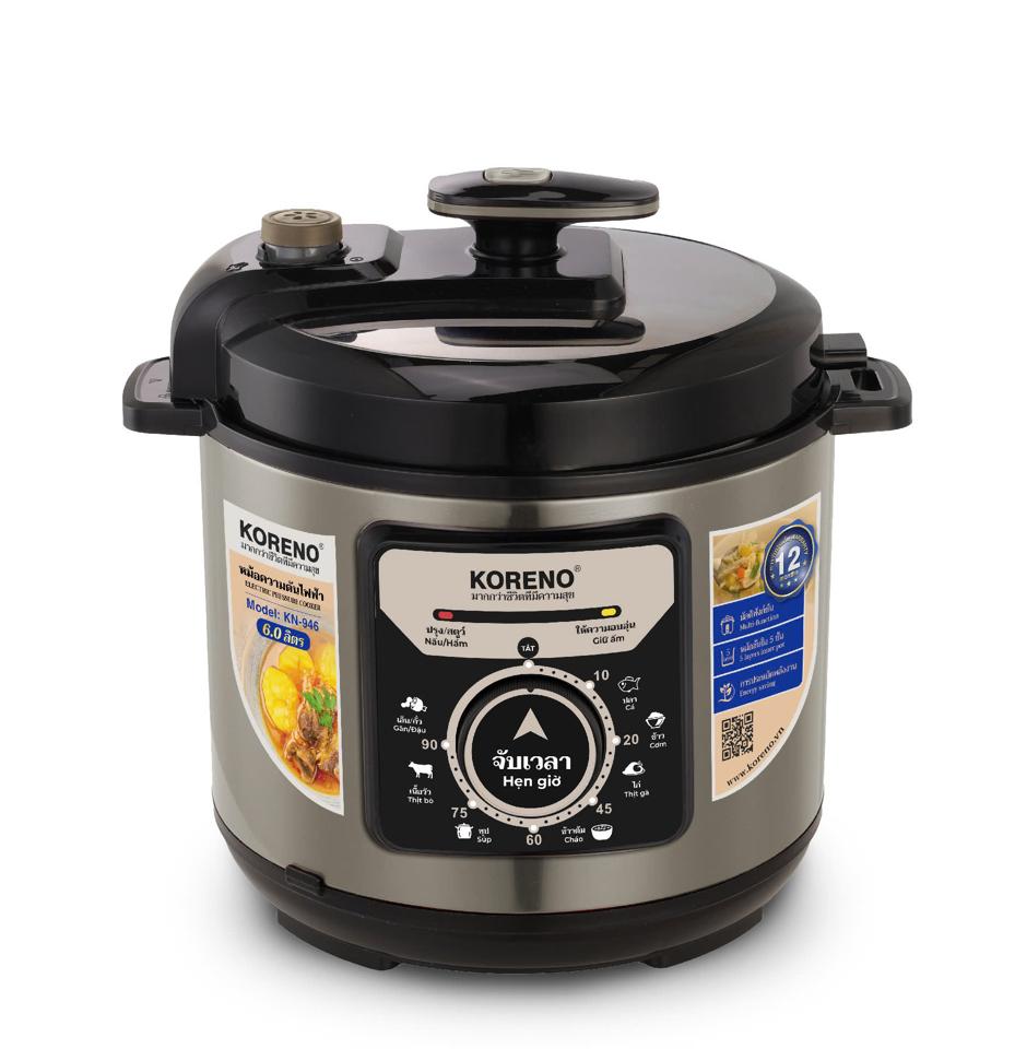 NỒI ÁP SUẤT ĐA NĂNG ĐIỆN KORENO(Model KN-946)-duoc-ban-tai-BẾP ANH ĐỨC.VN