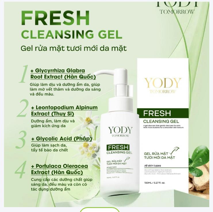 Gel rửa mặt YoDy TOMORROW 150ml-duoc-ban-tai-Thanh Nhàn