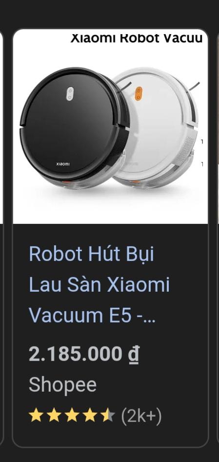 🤖 THANH LÝ ROBOT HÚT BỤI XIAOMI E5 -duoc-ban-tai-REAL HOME