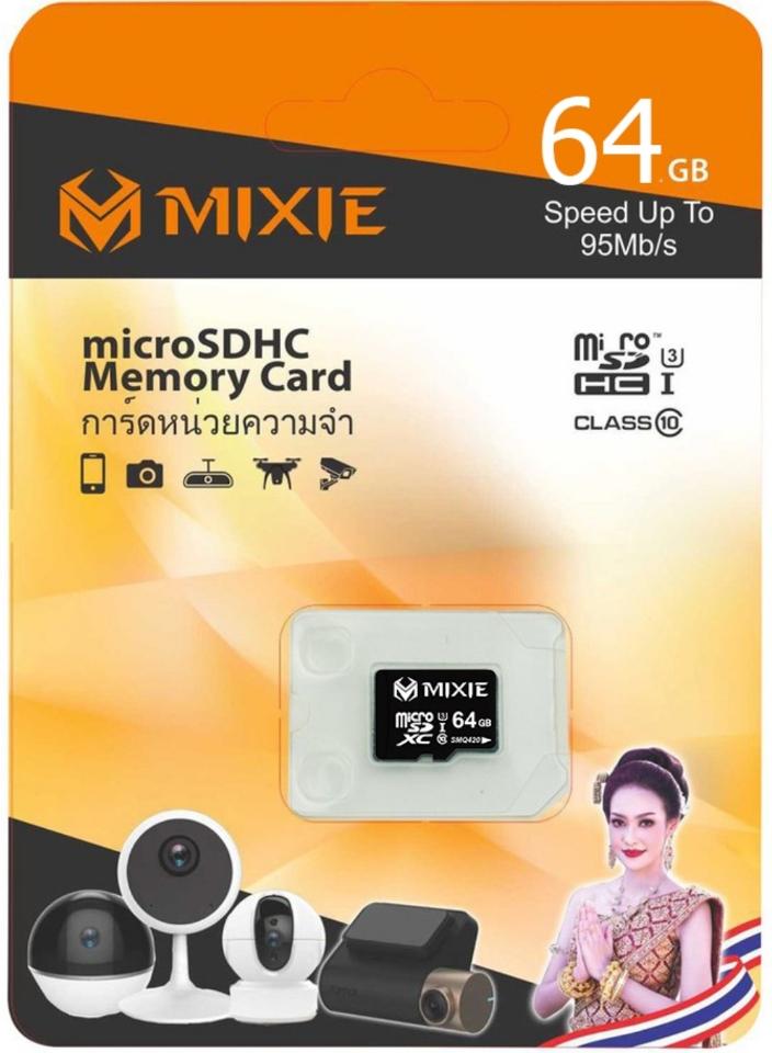 30_Thẻ Nhớ MicroSD 64G MIXIE Box Class10 U3 95MB/s Chính hãng-duoc-ban-tai-Cty TNHH TBVP Huy Bảo
