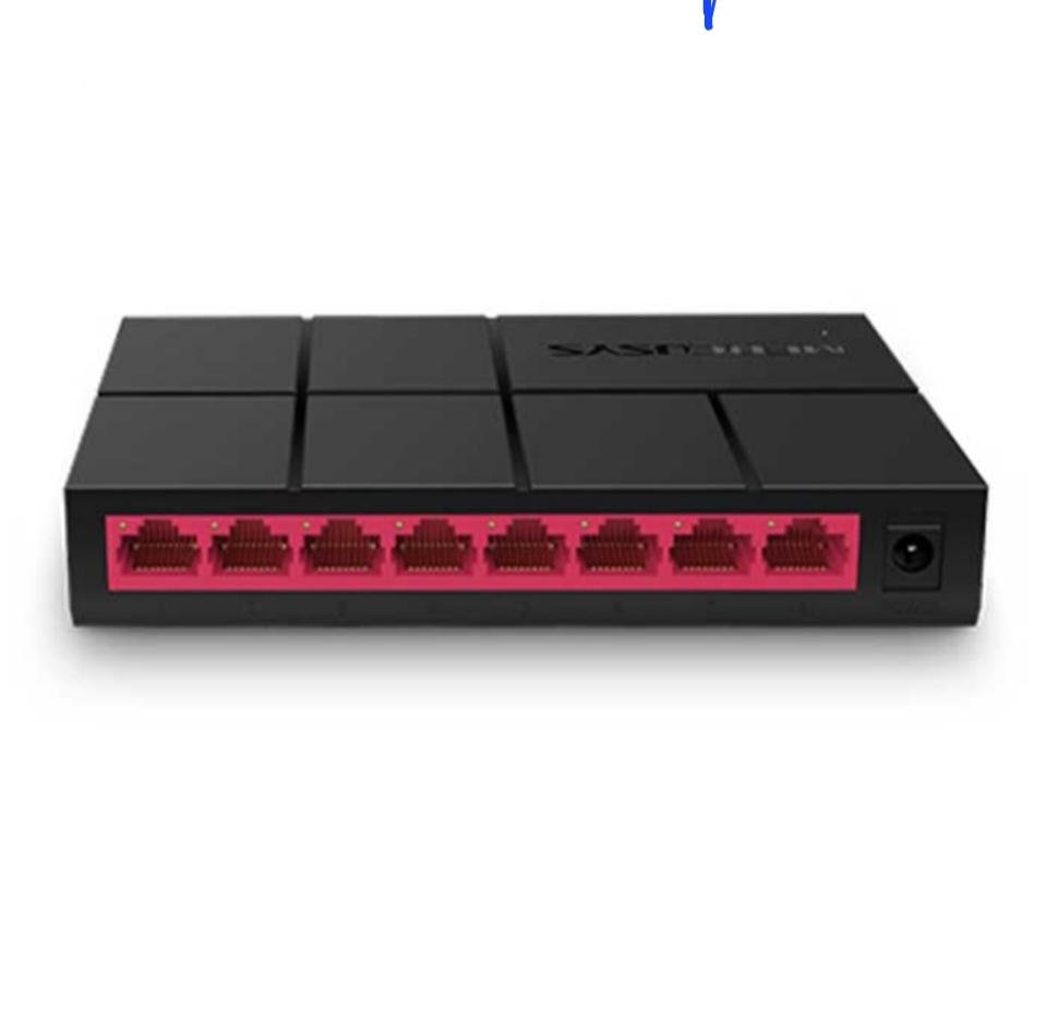 30_Switch Mercusys MS108G 8 port Gigabit (1.0Gbps, Vỏ nhựa, Có adapter)-duoc-ban-tai-Cty TNHH TBVP Huy Bảo