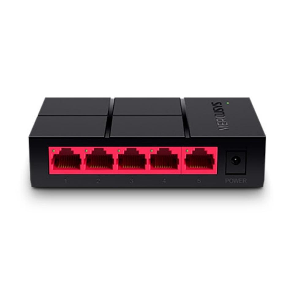 20_Switch Mercusys MS105G 5 port Gigabit (1.0Gbps, Vỏ nhựa)-duoc-ban-tai-Cty TNHH TBVP Huy Bảo