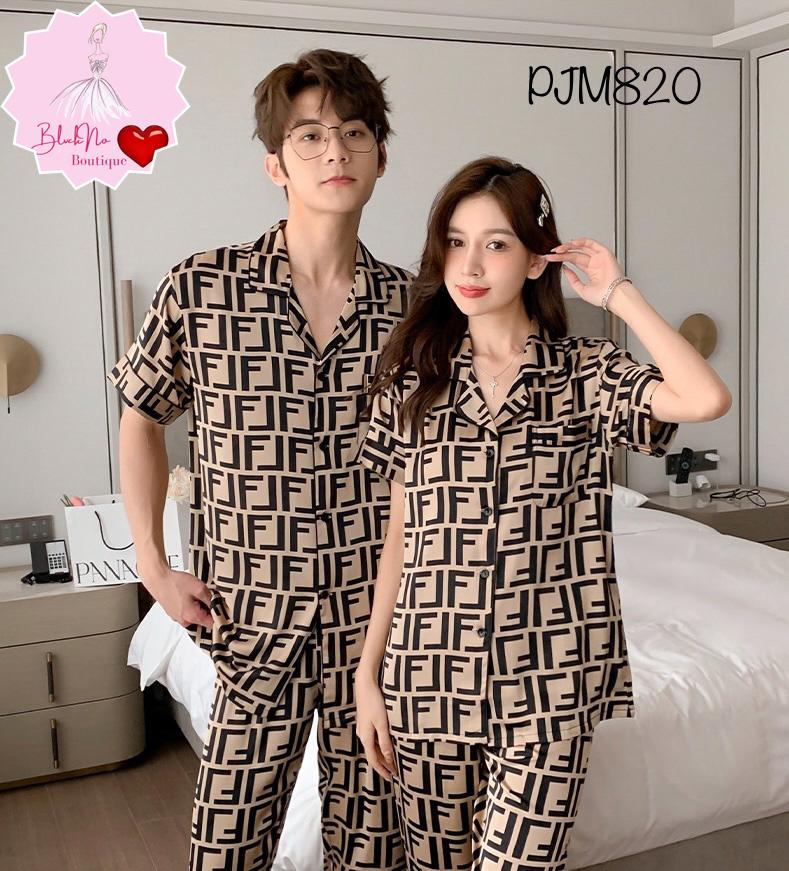 PJM Fendi ngắn tay - PJM820-duoc-ban-tai-BlvckNo - Đồ ngủ cao cấp có sẵn