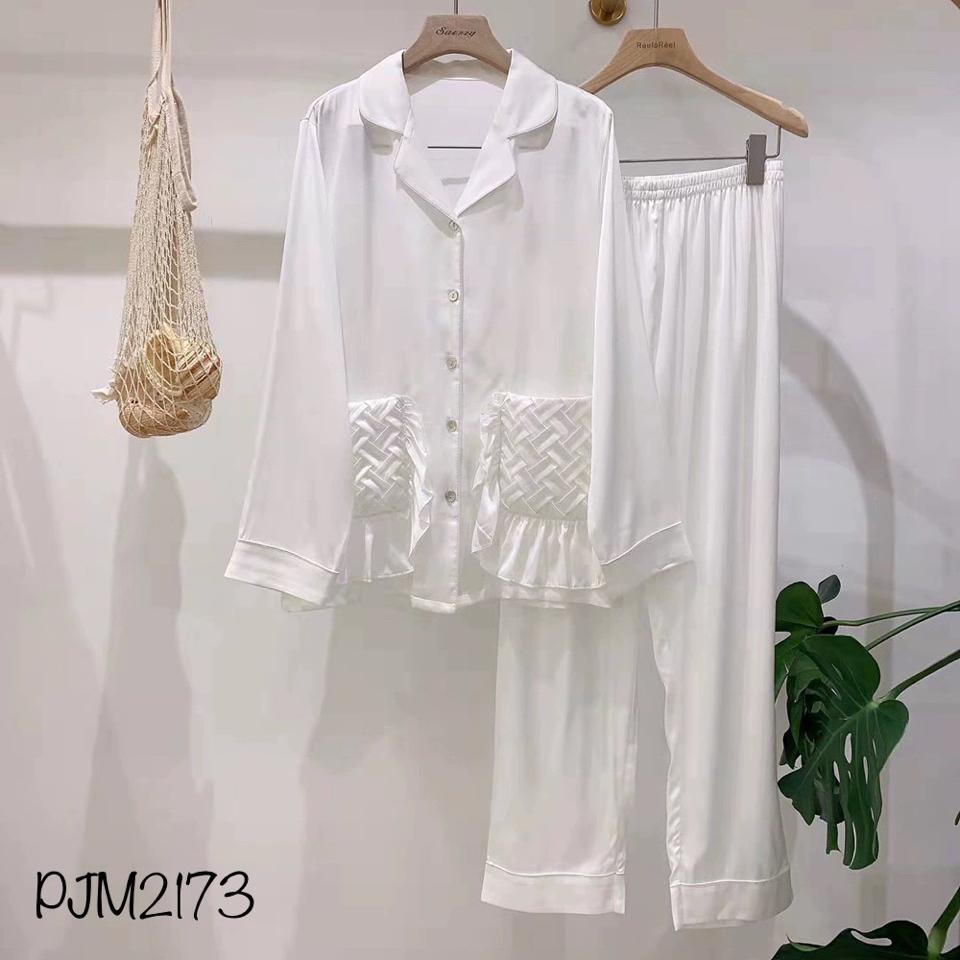 Pajamas lụa mịn túi đan chéo - PJM2173-duoc-ban-tai-BlvckNo - Đồ ngủ cao cấp có sẵn