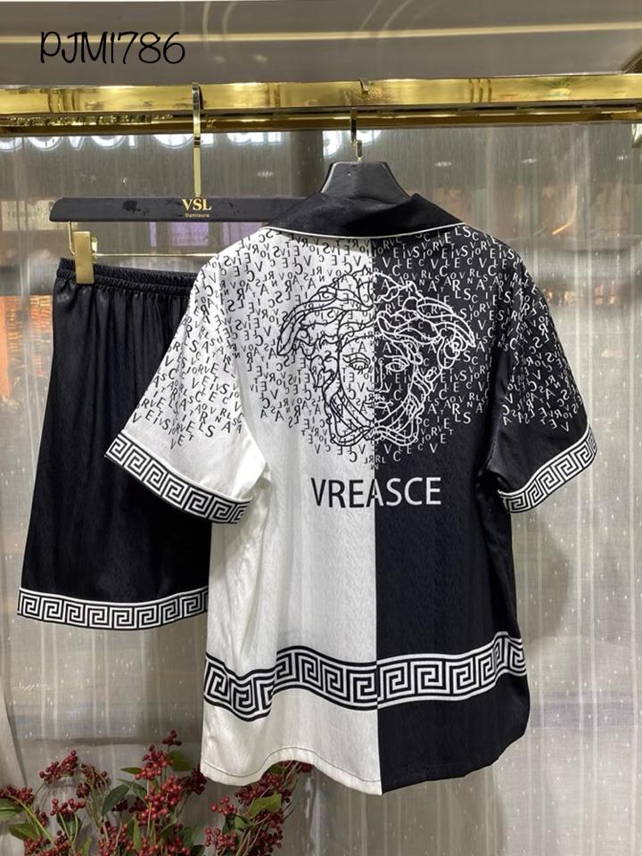 Pajamas nam Versace đen trắng siêu cấp - PJM1786-duoc-ban-tai-BlvckNo - Đồ ngủ cao cấp có sẵn