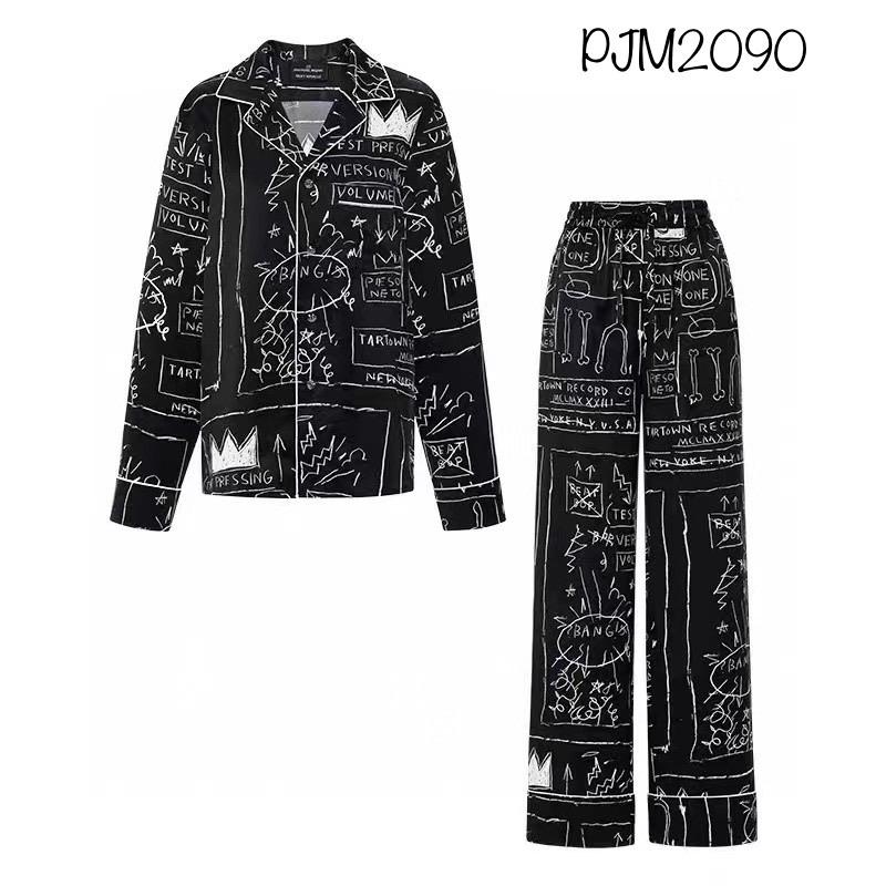 Pajamas lụa đen cá tính - PJM2090-duoc-ban-tai-BlvckNo - Đồ ngủ cao cấp có sẵn