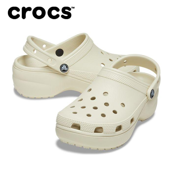 Crocs W - Classic Platform Bone-duoc-ban-tai-Diệu Hằng Auth