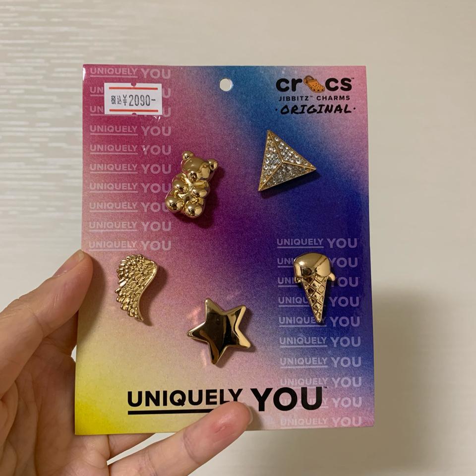 Crocs Charm - Set Gấu Vàng (Metal)-duoc-ban-tai-Diệu Hằng Auth