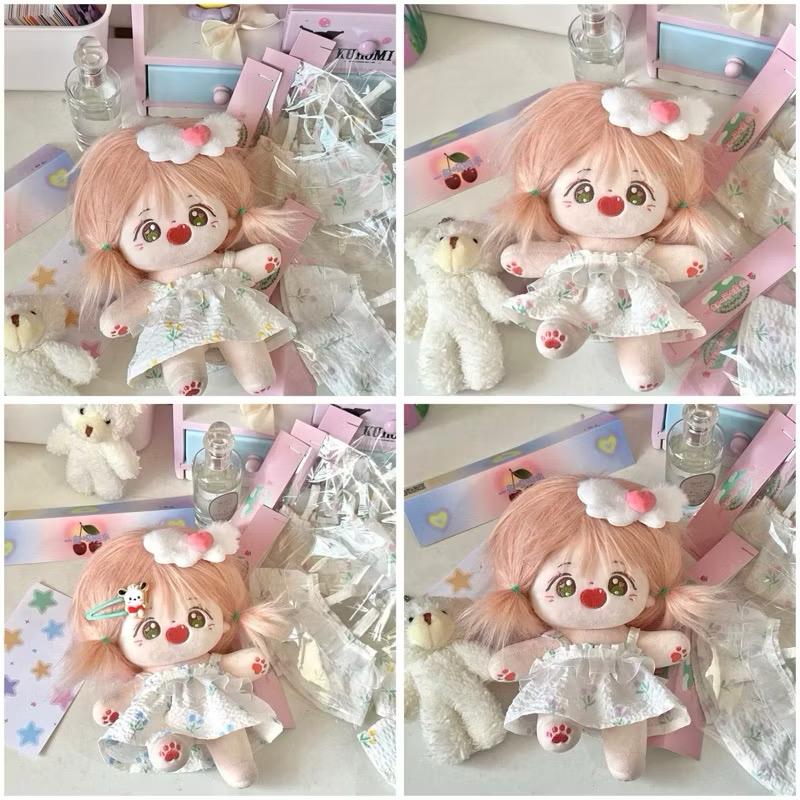 【OD90】Đầm hoạ tiết hoa tulip dành cho doll 20cm-duoc-ban-tai-Tiệm tạp hoá Norah