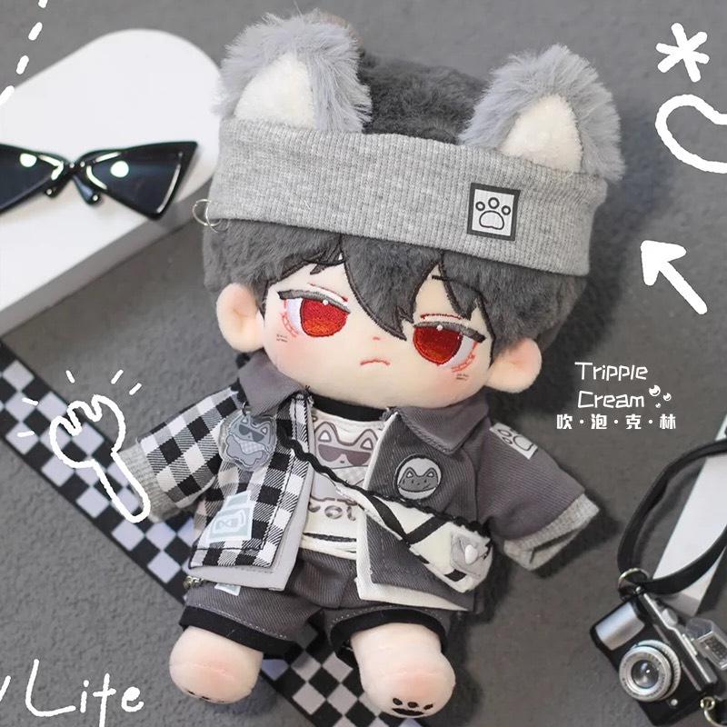 【OD212】Set mèo Woft xám dễ thương dành cho doll 20cm-duoc-ban-tai-Tiệm tạp hoá Norah