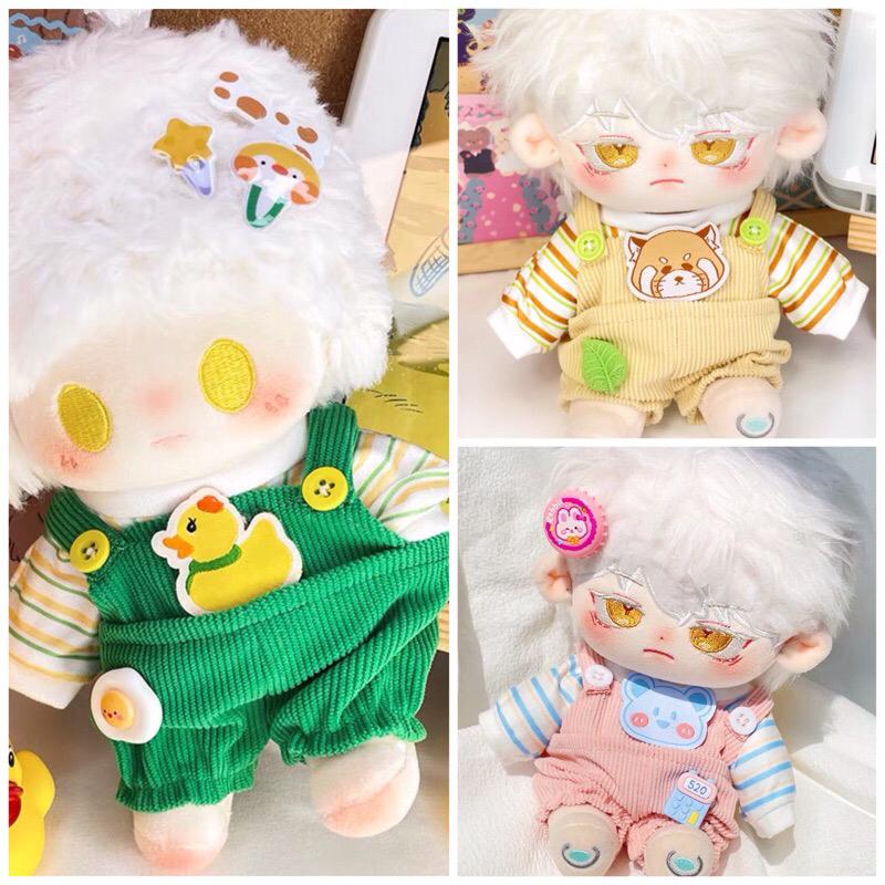 【OD102】Set outfit sọc yếm dành cho doll 15cm, 20cm, labubu-duoc-ban-tai-Tiệm tạp hoá Norah