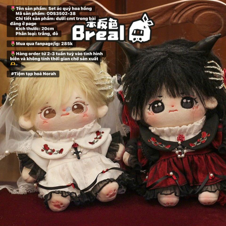 【OD02-38】Set ác quỷ hoa hồng Breal dành cho doll 20cm-duoc-ban-tai-Tiệm tạp hoá Norah
