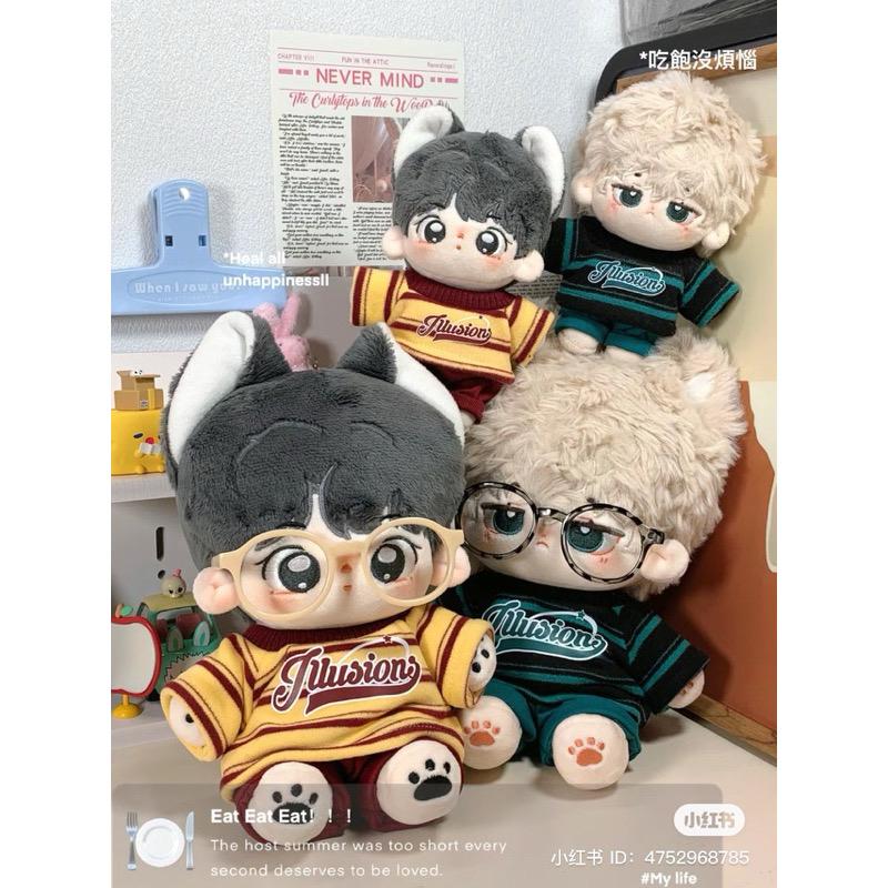 【OD171】Set sọc xanh vàng dành cho doll 10cm, 20cm, labubu-duoc-ban-tai-Tiệm tạp hoá Norah