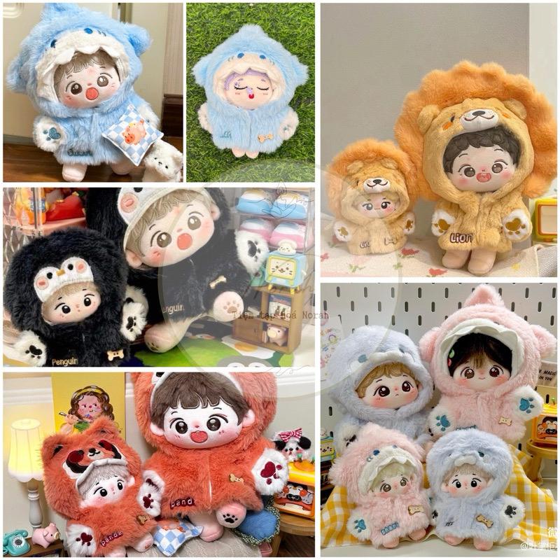 【OD98】Áo khoác thú dành cho doll 10cm, 20cm, labubu-duoc-ban-tai-Tiệm tạp hoá Norah