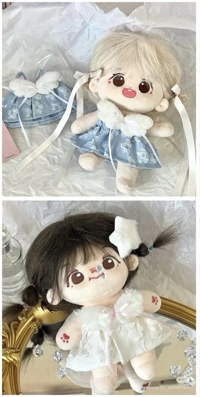 【OD89】Đầm thiên thần dành cho doll 10cm, 20cm-duoc-ban-tai-Tiệm tạp hoá Norah