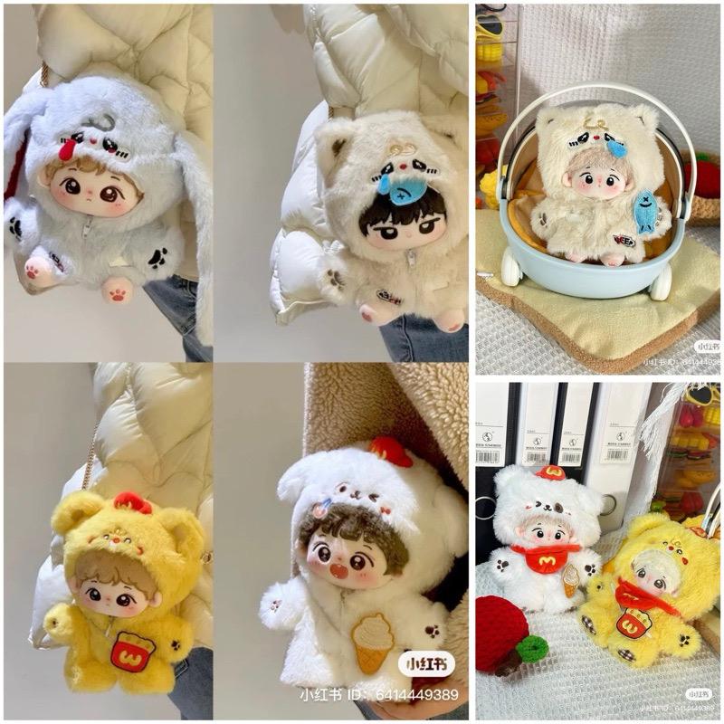 【OD130】Áo liền thân thú dễ thương cho doll 10cm, 20cm, labubu-duoc-ban-tai-Tiệm tạp hoá Norah