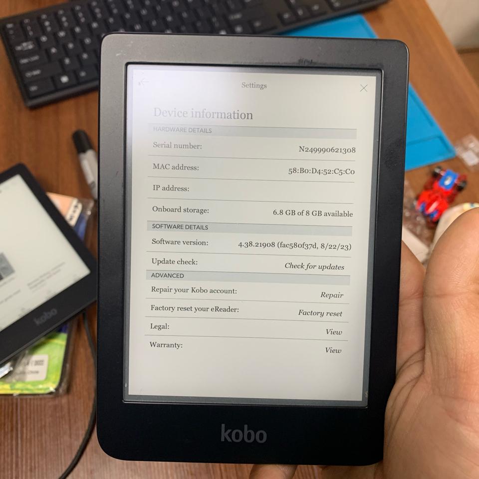 Kobo clara HD 95%-duoc-ban-tai-BKTECH